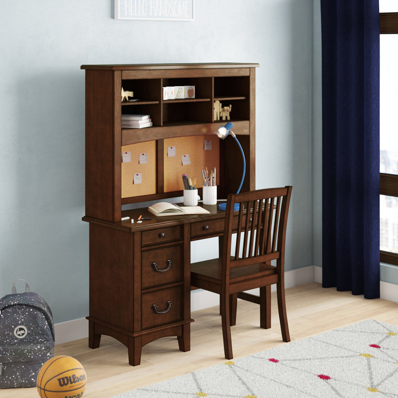 Grovelane Teen Virginia Computer Desk with Hutch & Reviews Wayfair